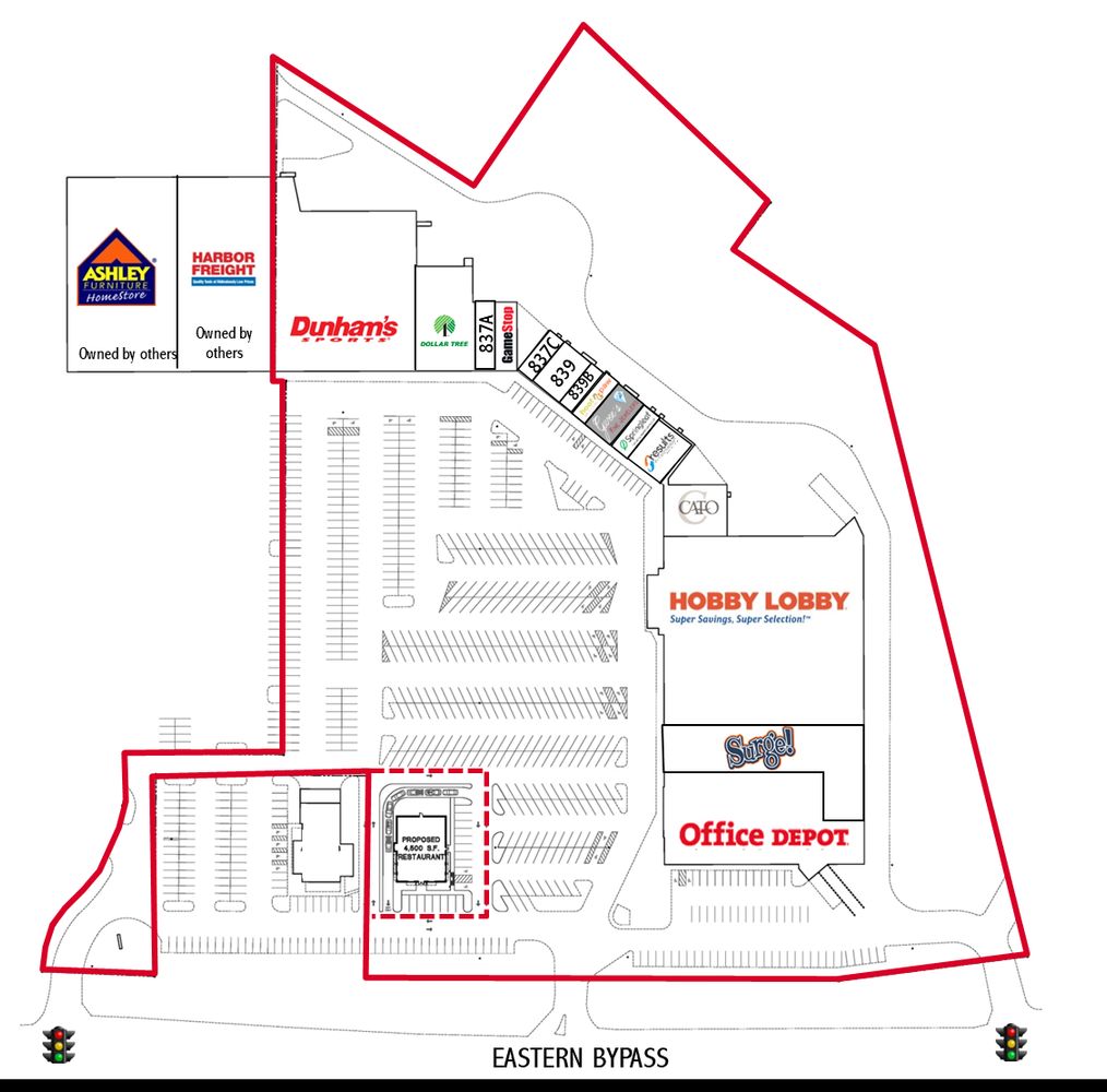 Carriage Gate Shopping Center: 829-859 Eastern Bypass, Richmond, KY 40475